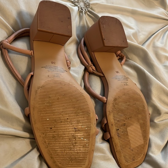 H&M BEIGE SANDALS FAUX LEATHER - Picture 8 of 13